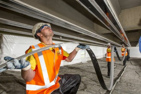 Figuur 2 Lijmwapening bij de Nijkerkerbrug